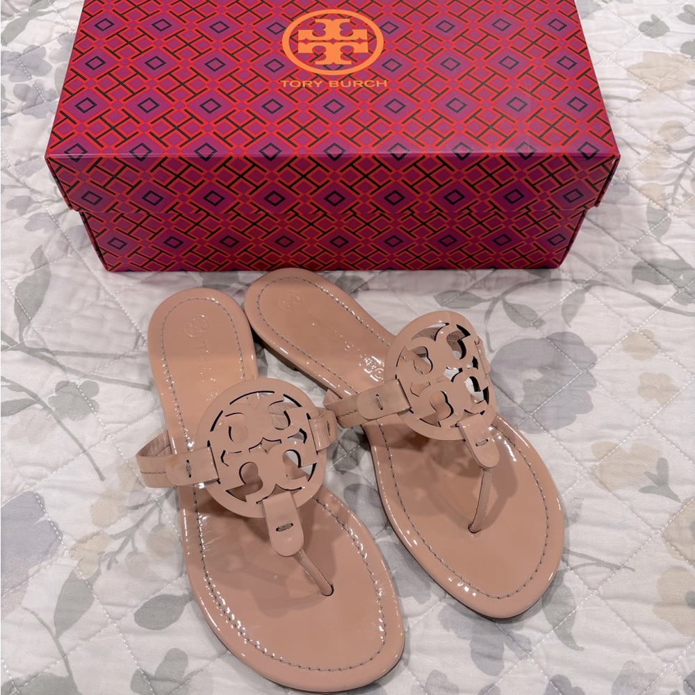 Tory Burch Miller Sandals Seashell Pink